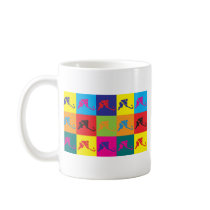 Field Hockey Pop Art Mug