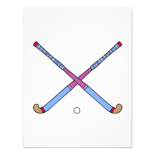 Field Hockey Sticks Custom Invite