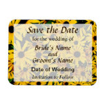 Field of Black-Eyed Susans Save the Date Vinyl Magnet