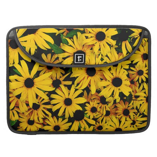 Field of Black-Eyed Susans Sleeves For MacBooks