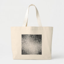 Field Of Flower - Black/White Bags