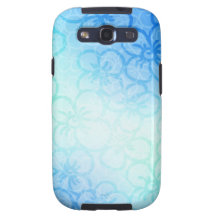Field Of Flower - Blue Samsung Galaxy SIII Cases