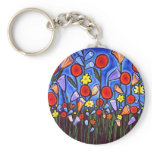 Field of Flowers Key Chain