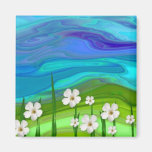 Field Of Flowers Magnets