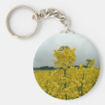 Field Of Oilseed Rape Keychains
