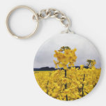 Field Of Oilseed Rape Keychains