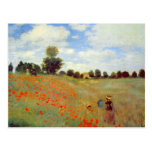 Field of Poppies, Claude Monet Post Card