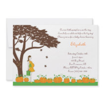 Field of Pumpkins Neutral Baby Shower Invitations