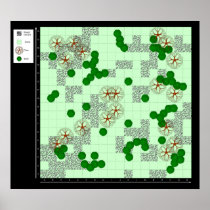 Field of Trees - Battlemap Poster