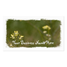 Field of Yellow Flowers; Promotional Business Cards