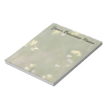 Field of Yellow Flowers; Promotional Memo Notepad