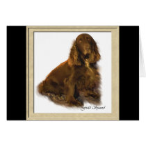 Field Spaniel Art Gifts Greeting Card