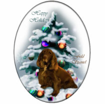 Field Spaniel Christmas Gifts Ornament Cut Outs