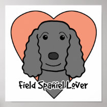 Field Spaniel Lover Print