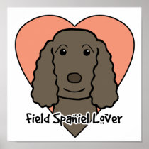 Field Spaniel Lover Print
