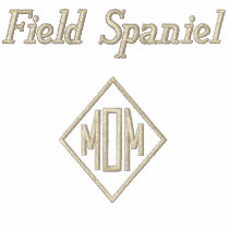 Field Spaniel Mom Gifts Embroidered Shirt
