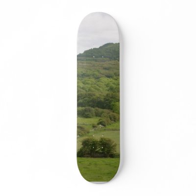 Fields Hills Forests Ireland Skate Board by lifesphere