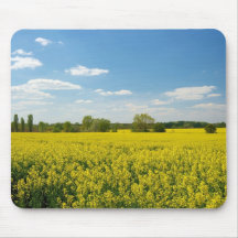 Fields in Yellow Mousepads