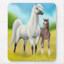 Fields of Gold Horses Mousepad