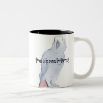 Fier d'être possédé par la tasse 3 de perroquets tasses