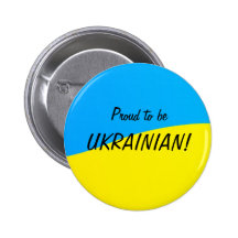 Fier d'être ukrainien badges avec agrafe