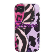 Fierce Animal Print iPhone 4 Cover