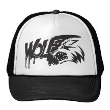 Fierce Wolf Mesh Hats
