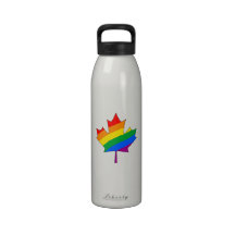 FIERTÉ CANADIENNE D'ÉRABLE BOUTEILLE D'EAU RÉUTILISABLE