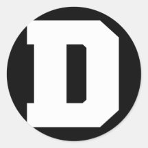 Fierté D de lettre Autocollants