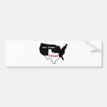 Fierté du Texas ! Le Texas/pas le Texas Adhésifs Pour Voiture