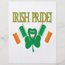 Fierté irlandaise prospectus personnalisés