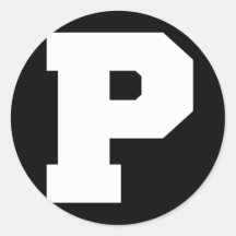 Fierté P de lettre Adhésif