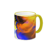 FIERY FRACTAL COFFEE MUG