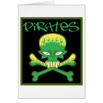Fiery Green Pirates cards