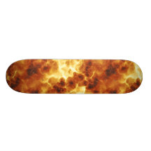 Fiery Inferno Explosion Textured Skateboards