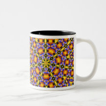 FIERY KALEIDOSCOPE COFFEE MUGS
