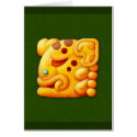 Fiery Maya Jaguar Head Card