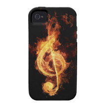 Fiery Music Passion Case For The iPhone 4