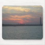 Fiery Night Sky Mouse Pads