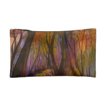 Fiery Sunset Print Bagette Cosmetics Bags