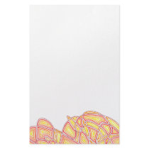 Fiery Waves stationery