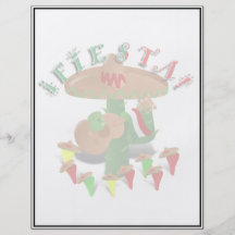 Fiesta Cactus w/Sombrero & Guitar Flyer Design