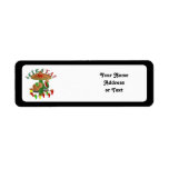 Fiesta Cactus w/Sombrero & Guitar Return Address Label