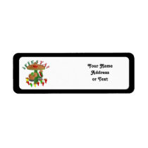 Fiesta Cactus w/Sombrero & Guitar Return Address Label