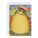 Fiesta Party Inviations Fiesta Stationery Announcement