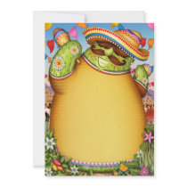 Fiesta Party Inviations Fiesta Stationery Announcement