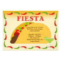 Fiesta Party Invitation invitations