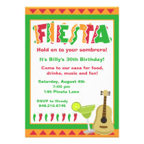 Fiesta Party Invitation invitations