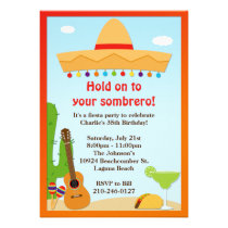 Fiesta Party Invitation invitations