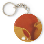 Fiesta Yellow Pitcher & Red Plate Keychain